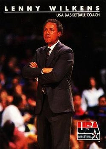 #97 Lenny Wilkens - USA - 1992 SkyBox USA Basketball