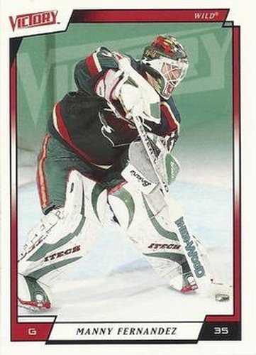 #97 Manny Fernandez - Minnesota Wild - 2006-07 Upper Deck Victory Hockey