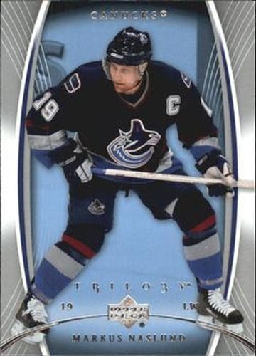 #97 Markus Naslund - Vancouver Canucks - 2007-08 Upper Deck Trilogy Hockey