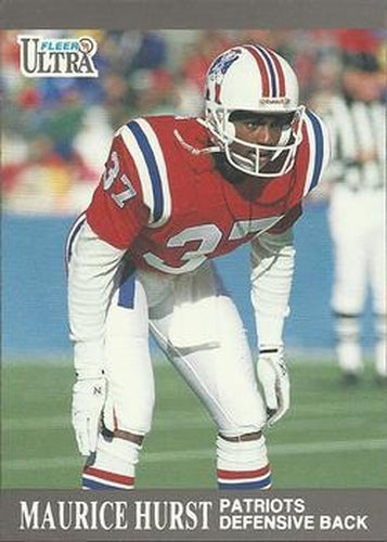 #97 Maurice Hurst - New England Patriots - 1991 Ultra Football