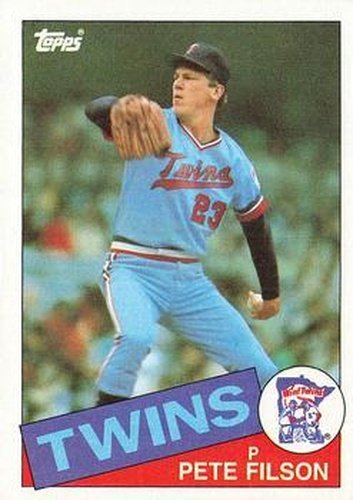 #97 Pete Filson - Minnesota Twins - 1985 Topps Baseball