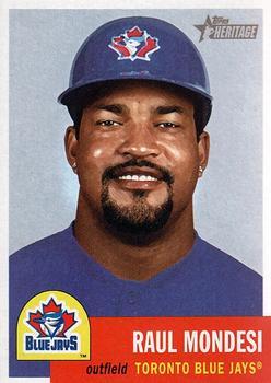 #97 Raul Mondesi - Toronto Blue Jays - 2002 Topps Heritage Baseball