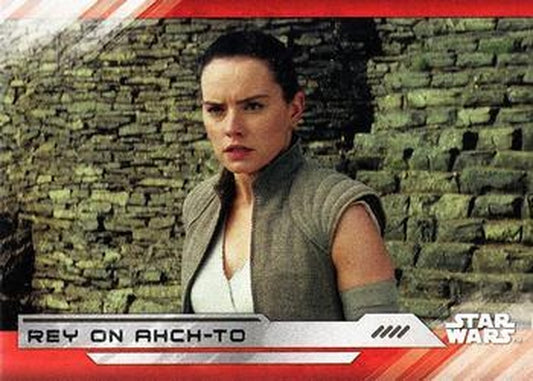 #97 Rey on Ahch-To - 2017 Topps Star Wars The Last Jedi