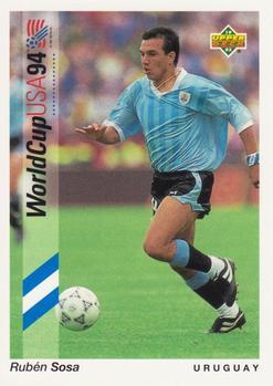 #97 Ruben Sosa - Uruguay - 1993 Upper Deck World Cup Preview English/Spanish Soccer