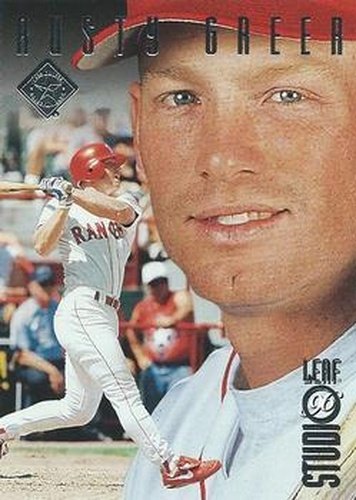 #97 Rusty Greer - Texas Rangers - 1996 Studio Baseball