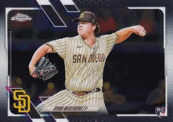 #97 Ryan Weathers - San Diego Padres - 2021 Topps Chrome Baseball