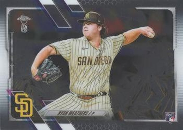 #97 Ryan Weathers - San Diego Padres - 2021 Topps Chrome Ben Baller Edition Baseball