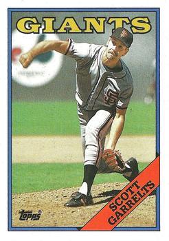 #97 Scott Garrelts - San Francisco Giants - 1988 Topps Baseball