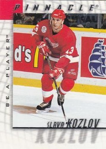 #97 Slava Kozlov - Detroit Red Wings - 1997-98 Pinnacle Be a Player Hockey