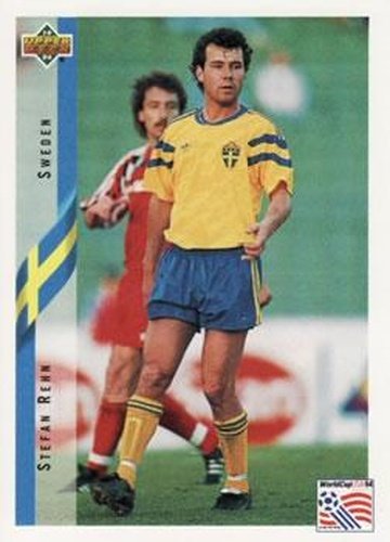 #97 Stefan Rehn - Sweden - 1994 Upper Deck World Cup Contenders English/Spanish Soccer