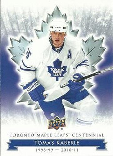 #97 Tomas Kaberle - Toronto Maple Leafs - 2017 Upper Deck Toronto Maple Leafs Centennial Hockey