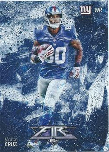 #97 Victor Cruz - New York Giants - 2014 Topps Fire Football