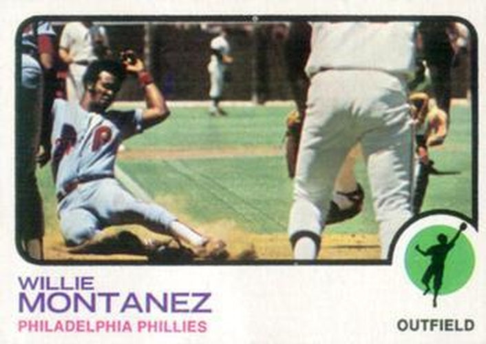 #97 Willie Montanez - Philadelphia Phillies - 1973 Topps Baseball