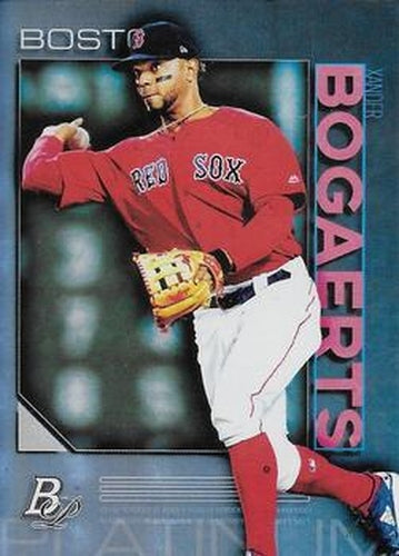 #97 Xander Bogaerts - Boston Red Sox - 2020 Bowman Platinum Baseball
