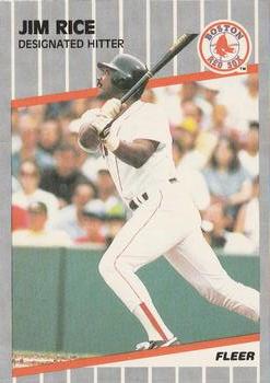 #97 Jim Rice - Boston Red Sox - 1989 Fleer Baseball