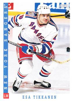 #97 Esa Tikkanen - New York Rangers - 1993-94 Score Canadian Hockey