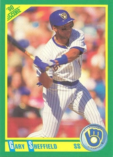 #97 Gary Sheffield - Milwaukee Brewers - 1990 Score Baseball
