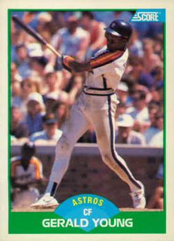 #97 Gerald Young - Houston Astros - 1989 Score Baseball