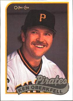 #97 Ken Oberkfell - Pittsburgh Pirates - 1989 O-Pee-Chee Baseball