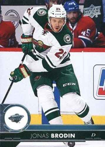 #97 Jonas Brodin - Minnesota Wild - 2017-18 Upper Deck Hockey