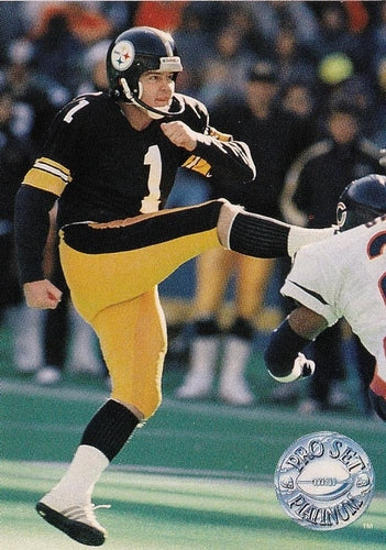 #97 Gary Anderson - Pittsburgh Steelers - 1991 Pro Set Platinum Football