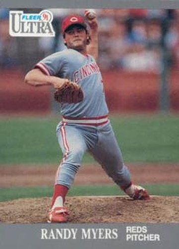 #97 Randy Myers - Cincinnati Reds - 1991 Ultra Baseball
