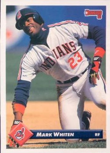 #97 Mark Whiten - Cleveland Indians - 1993 Donruss Baseball