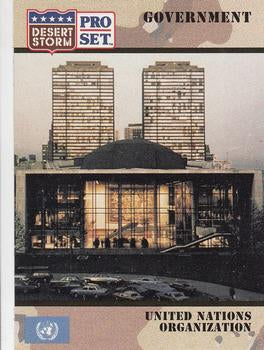 #97 United Nations Organization - 1991 Pro Set Desert Storm