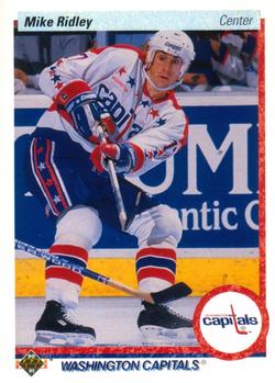 #97 Mike Ridley - Washington Capitals - 1990-91 Upper Deck Hockey