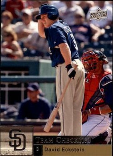 #982 David Eckstein - San Diego Padres - 2009 Upper Deck Baseball