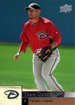 #983 Felipe Lopez - Arizona Diamondbacks - 2009 Upper Deck Baseball