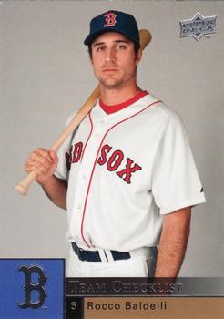#987 Rocco Baldelli - Boston Red Sox - 2009 Upper Deck Baseball