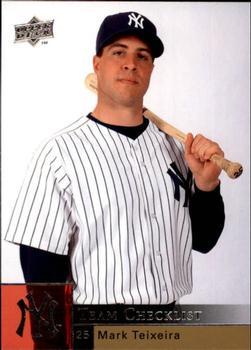 #988 Mark Teixeira - New York Yankees - 2009 Upper Deck Baseball