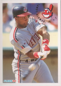 #98 Sandy Alomar Jr. - Cleveland Indians - 1994 Fleer Baseball