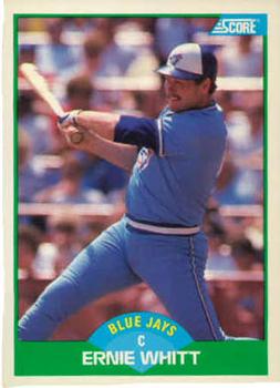 #98 Ernie Whitt - Toronto Blue Jays - 1989 Score Baseball