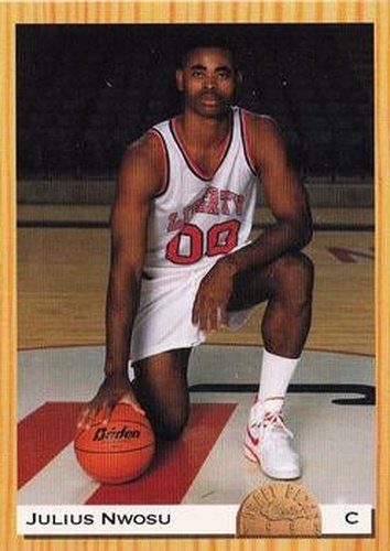 #98 Julius Nwosu - Liberty Flames - 1993 Classic Draft Picks Basketball
