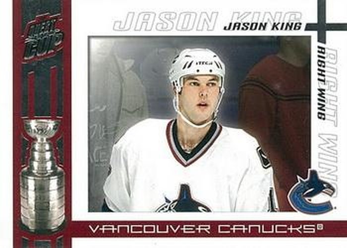 #98 Jason King - Vancouver Canucks - 2003-04 Pacific Quest for the Cup Hockey