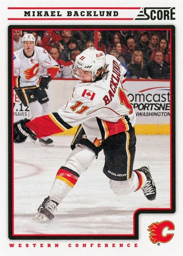 #98 Mikael Backlund - Calgary Flames - 2012-13 Score Hockey