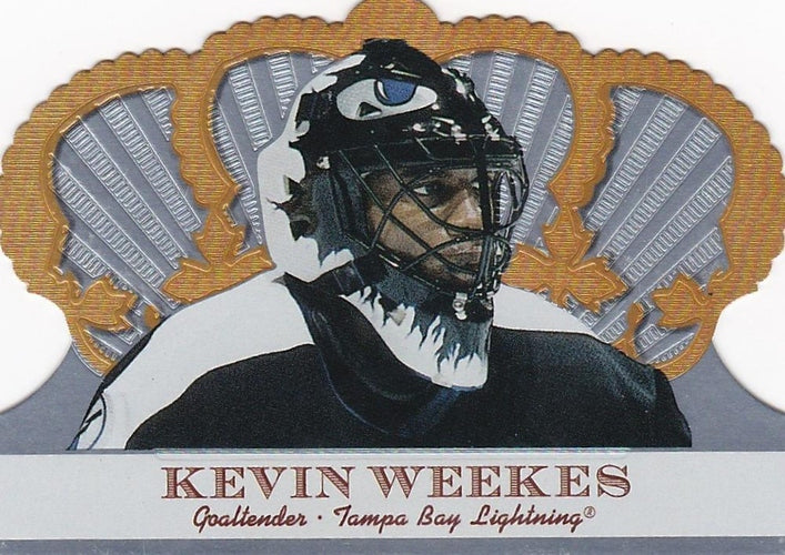 #98 Kevin Weekes - Tampa Bay Lightning - 2000-01 Pacific Crown Royale Hockey