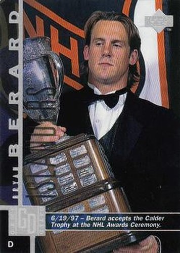 #98 Bryan Berard - New York Islanders - 1997-98 Upper Deck Hockey