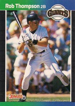 #98 Rob Thompson - San Francisco Giants - 1989 Donruss Baseball