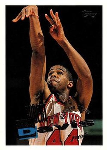#98 Hubert Davis - New York Knicks - 1995-96 Topps Basketball