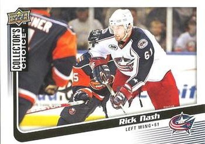 #98 Rick Nash - Columbus Blue Jackets - 2009-10 Collector's Choice Hockey