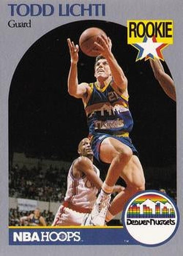 #98 Todd Lichti - Denver Nuggets - 1990-91 Hoops Basketball