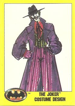 #198 The Joker costume design - 1989 Topps Batman