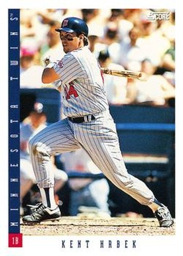 #98 Kent Hrbek - Minnesota Twins - 1993 Score Baseball