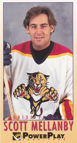 #98 Scott Mellanby - Florida Panthers - 1993-94 Fleer PowerPlay Hockey