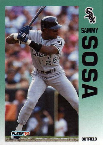 #98 Sammy Sosa - Chicago White Sox - 1992 Fleer Baseball