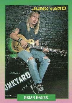 #98 Brian Baker - 1991 Brockum Rock Cards