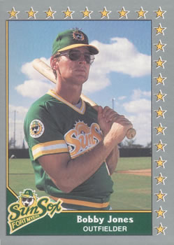 #98 Bobby Jones - Fort Myers Sun Sox - 1990 Pacific Senior League Baseball